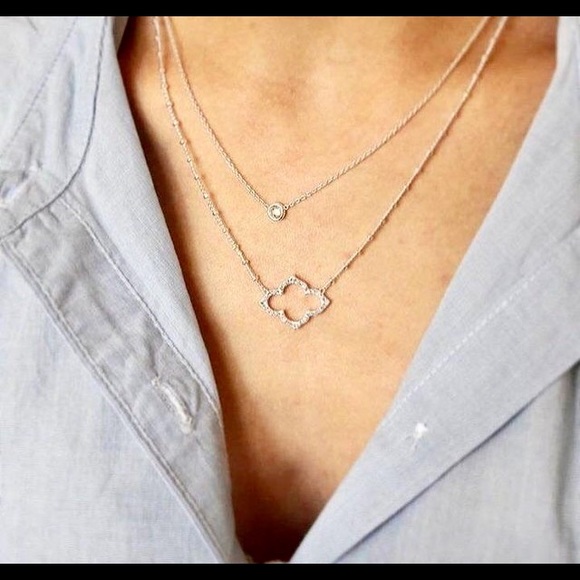 :: Stella & Dot PavΓ© Arabesque Pendant Necklace - Picture 5 of 7